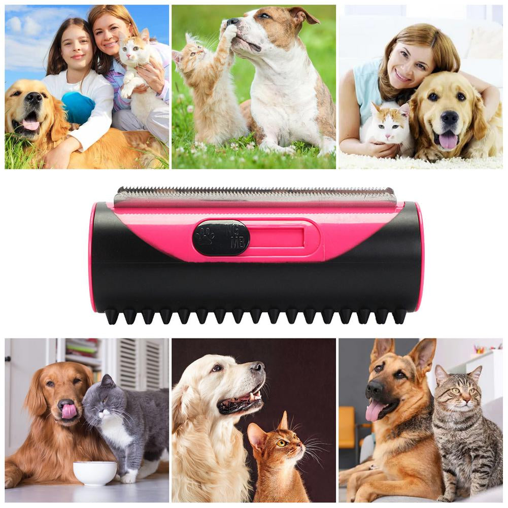 Pet Hair Remover Dog Brush Cat Brush Cleaning Brush Cats Hair Sofa Carpet Cleaner Brush Pet Rolling Comb Smooth Groomer for Dog; Pet Hair Removal; Pet Hair Brush;  Grooming Dogs & Cats; Pet Hair Grooming Brush