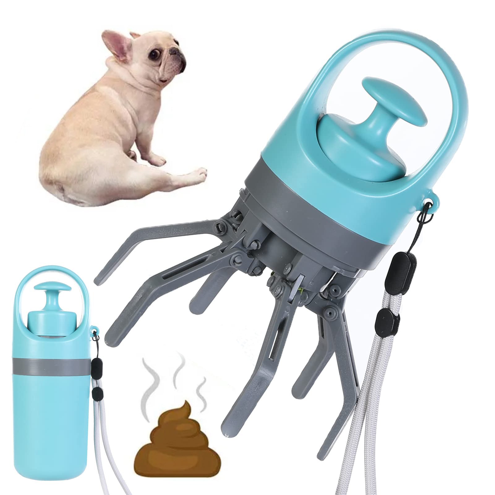 Dog Pooper Scooper;Portable Dog Poop Scooper;Pet Toilet Picker;Portable Dog Waste Scooper; Pet Poop Picker with Bag Dispenser