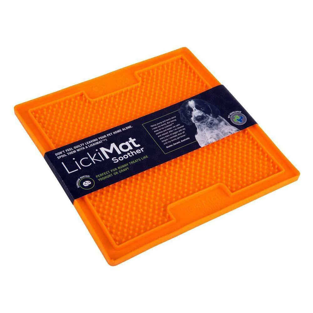 Mat for Pets; Lickimat Soother for Dogs & Cats; Slow Feeder for Pets; Treat and Calm Mat