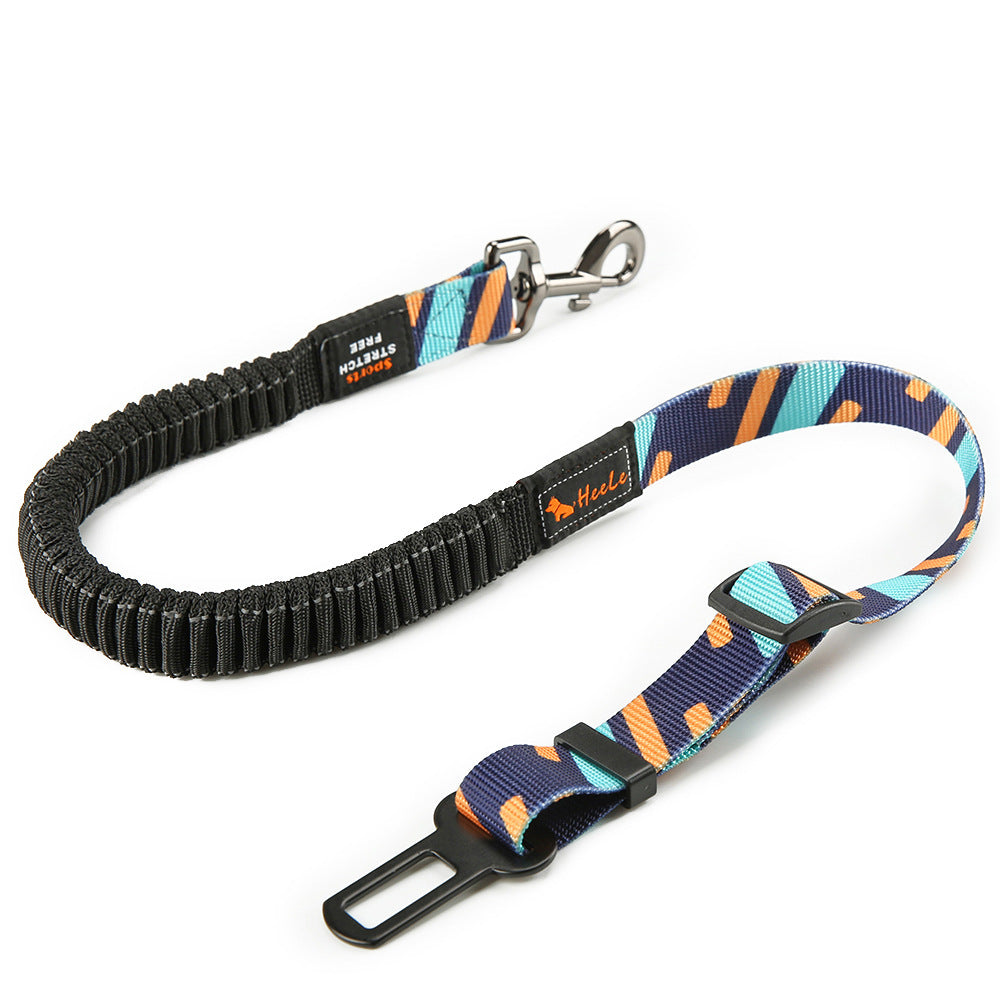 Elastic Pet Dog Car Seat Belt - Adjustable Safety Strap