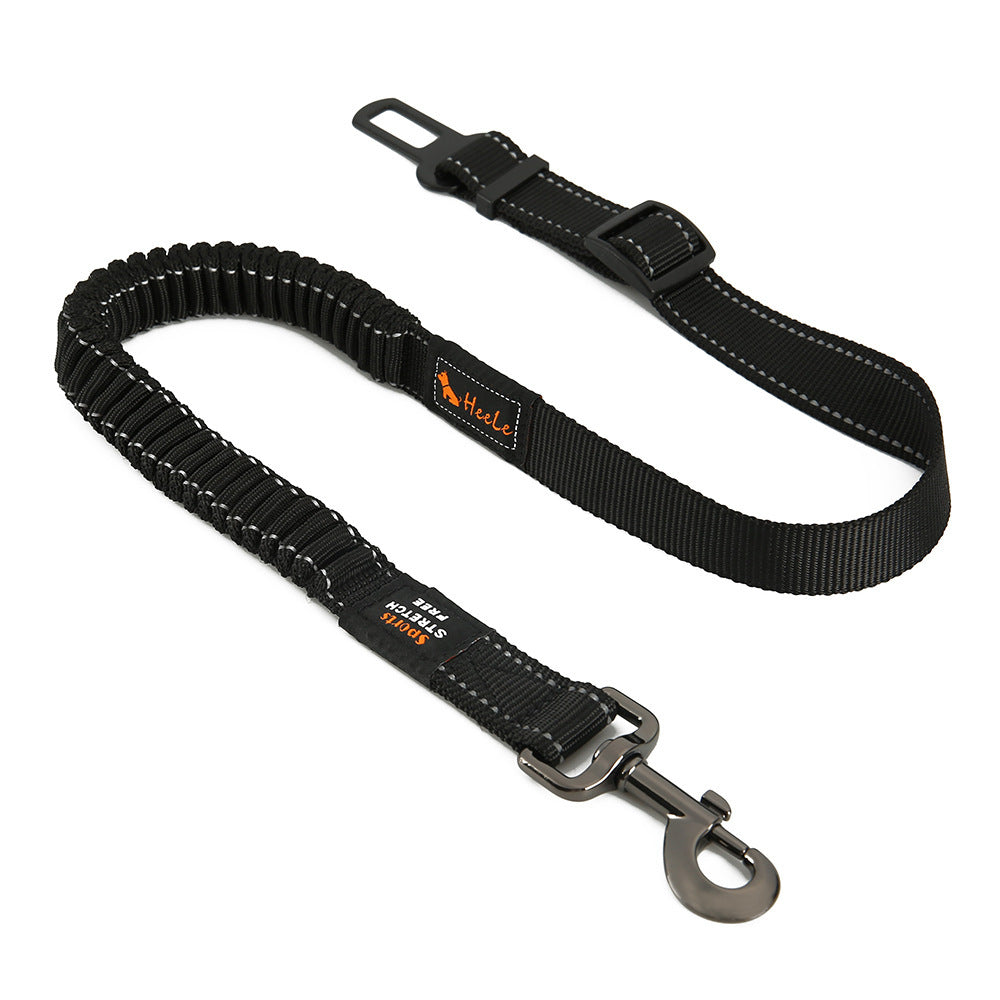 Elastic Pet Dog Car Seat Belt - Adjustable Safety Strap