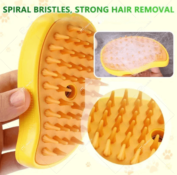 Steamy Pet Massage Comb with Water Spray