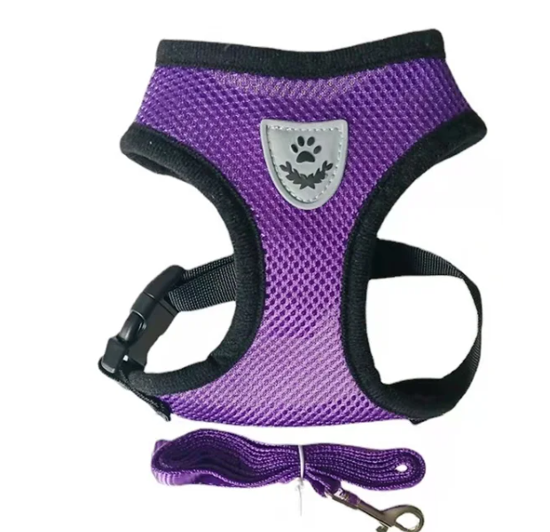 Cat and Small Dog Harness; Pet Harness and Leash Combo for Cats and Small Dogs; Harness and Leash Set for Small Pets