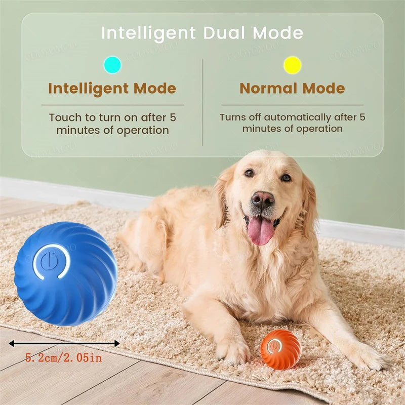 Smart Moving Ball for Interactive Pet Play