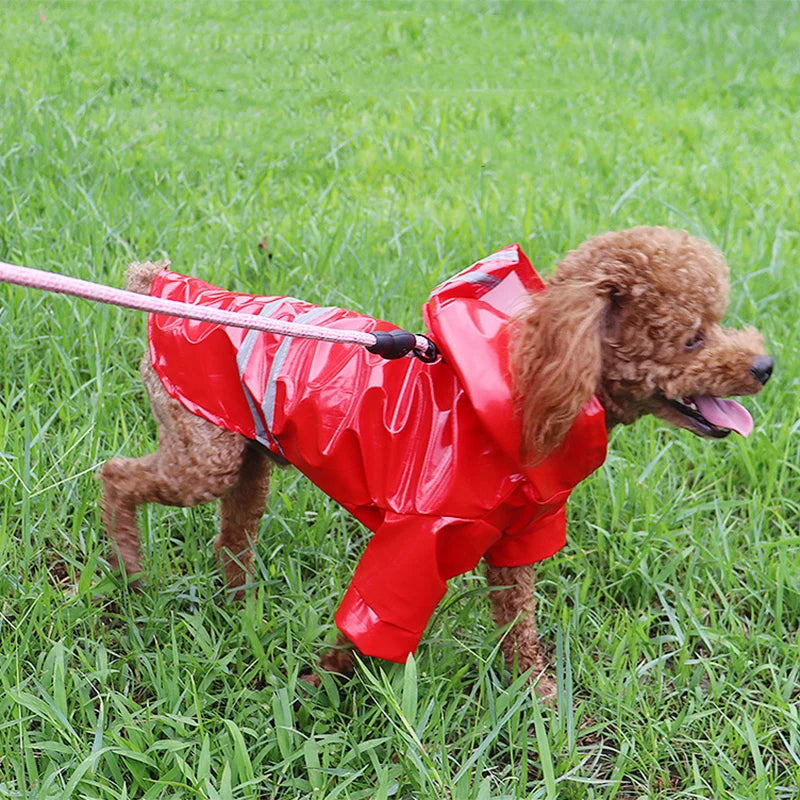 Reflective Waterproof Dog Raincoat – Snowproof Pet Coat for Small Dogs, Puppies, Cats