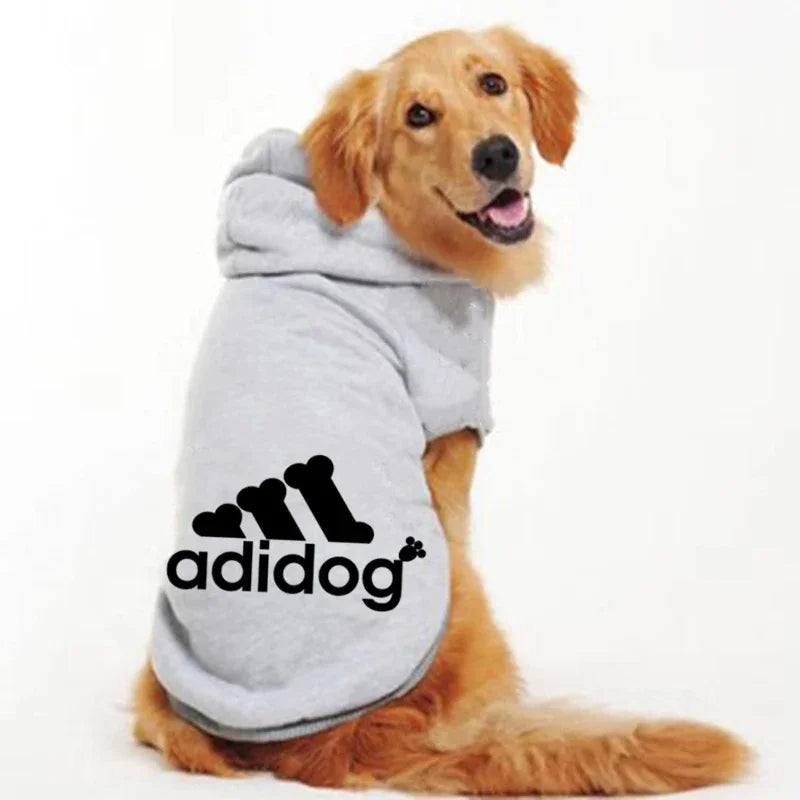 Adidog Dog Hoodies – Warm Autumn/Winter Jackets for Large Dogs & Puppies