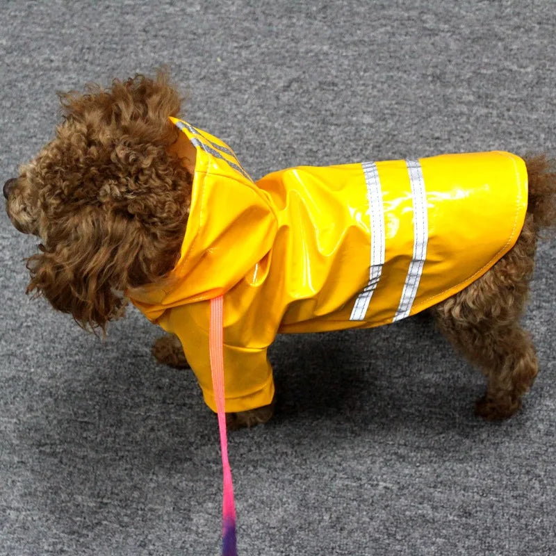 Reflective Waterproof Dog Raincoat – Snowproof Pet Coat for Small Dogs, Puppies, Cats