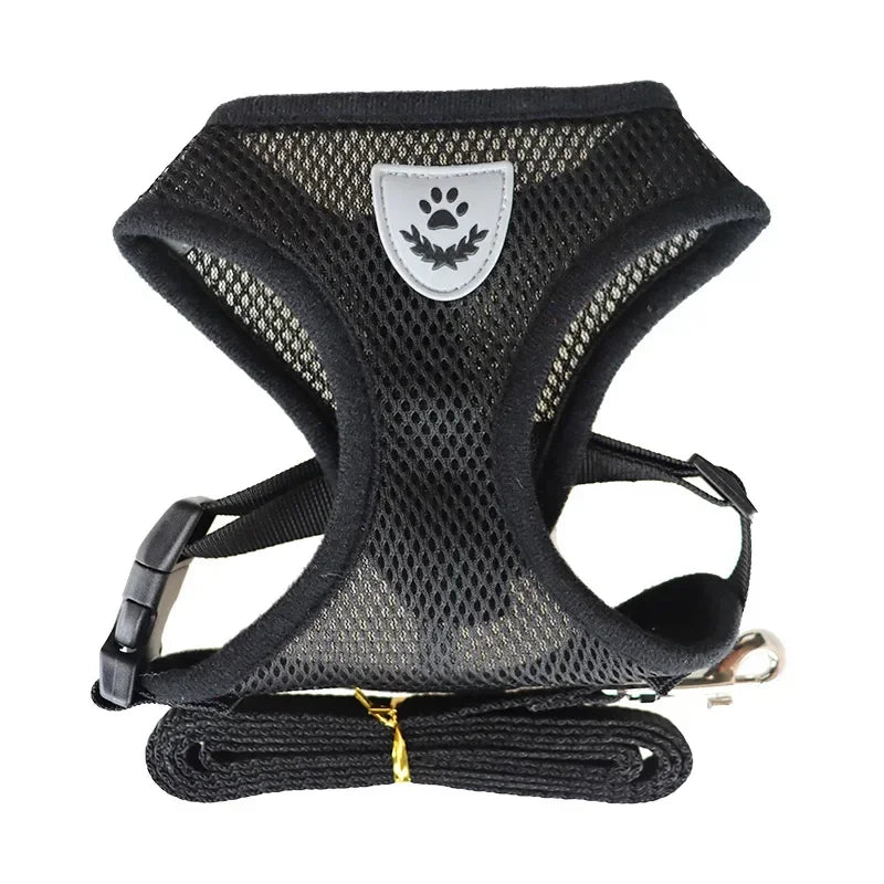 Reflective Pet Vest; Adjustable Reflective Pet Vest; Air Mesh Harness; Pet Harness with Reflective Strips; Reflective Air Mesh Pet Vest; Harness for Safety