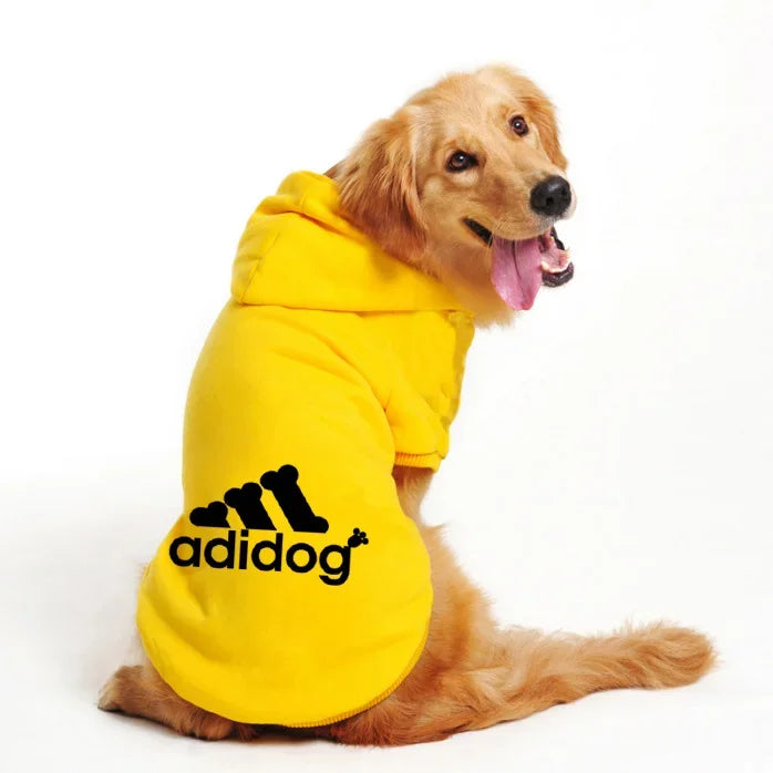 Adidog Dog Hoodies – Warm Autumn/Winter Jackets for Large Dogs & Puppies