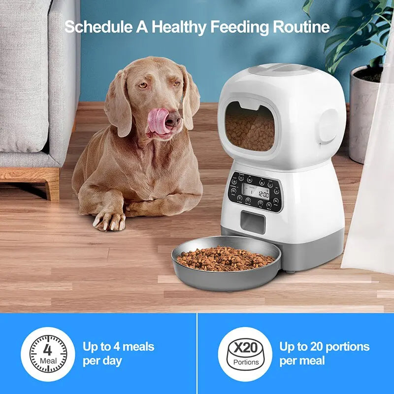 Smart Pet Feeder with Remote Control; Smart Pet Feeder; Intelligent Pet Feeder; Smart Pet Feeder