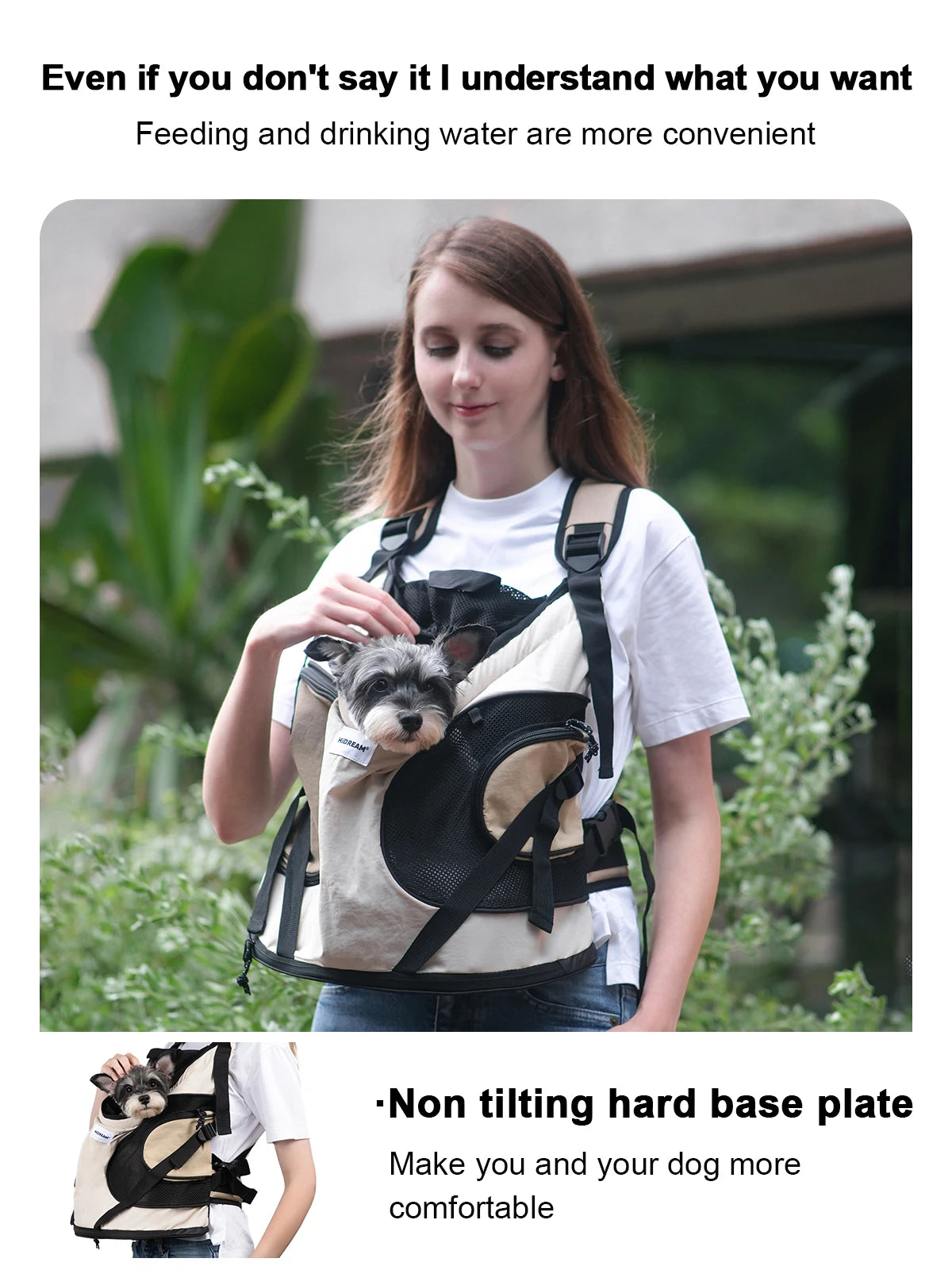 Breathable Puppy & Kitten Sling Bag – Portable Front Pet Carrier with Shoulder Strap