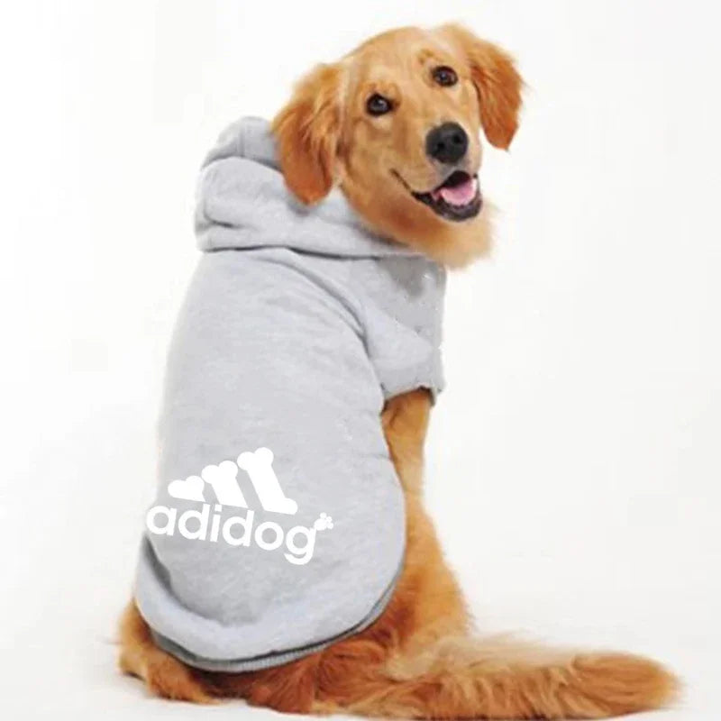 Adidog Dog Hoodies – Warm Autumn/Winter Jackets for Large Dogs & Puppies