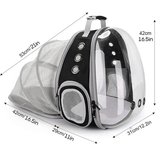 Large Transparent Pet Carrier Backpack