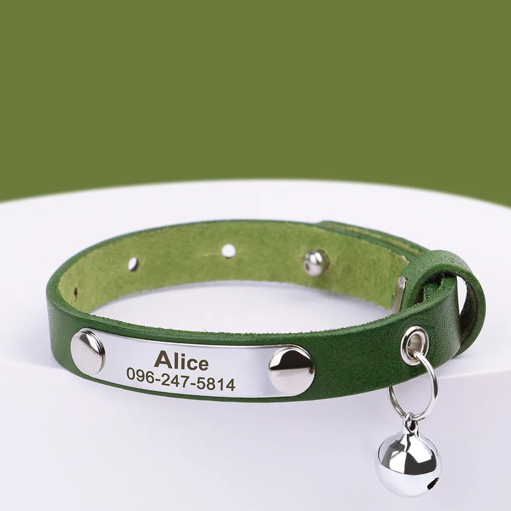 Cat Collar Anti-Lost;  Pet Anti-Lost; Custom Cat Collar; Customized Collar Pets for Safety