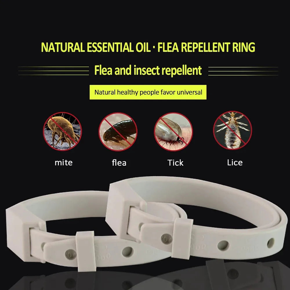 Anti-Flea & Tick Collar for Cats and Small Dogs - 8-Month Protection, Adjustable