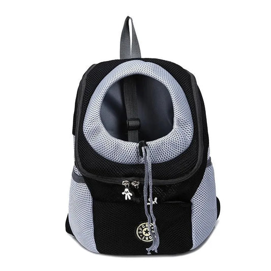 Double Shoulder Dog Backpack Carrier;Pet Dog Carrier Backpack with Dual Straps; Hands-Free Double Shoulder Pet Carrier Backpack