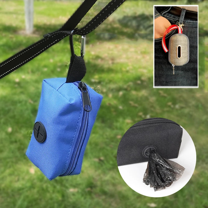 On-the-Go Pet Waste Bag Dispenser; Portable Dog Waste Bag Dispenser; Pet Poop Bag Holder