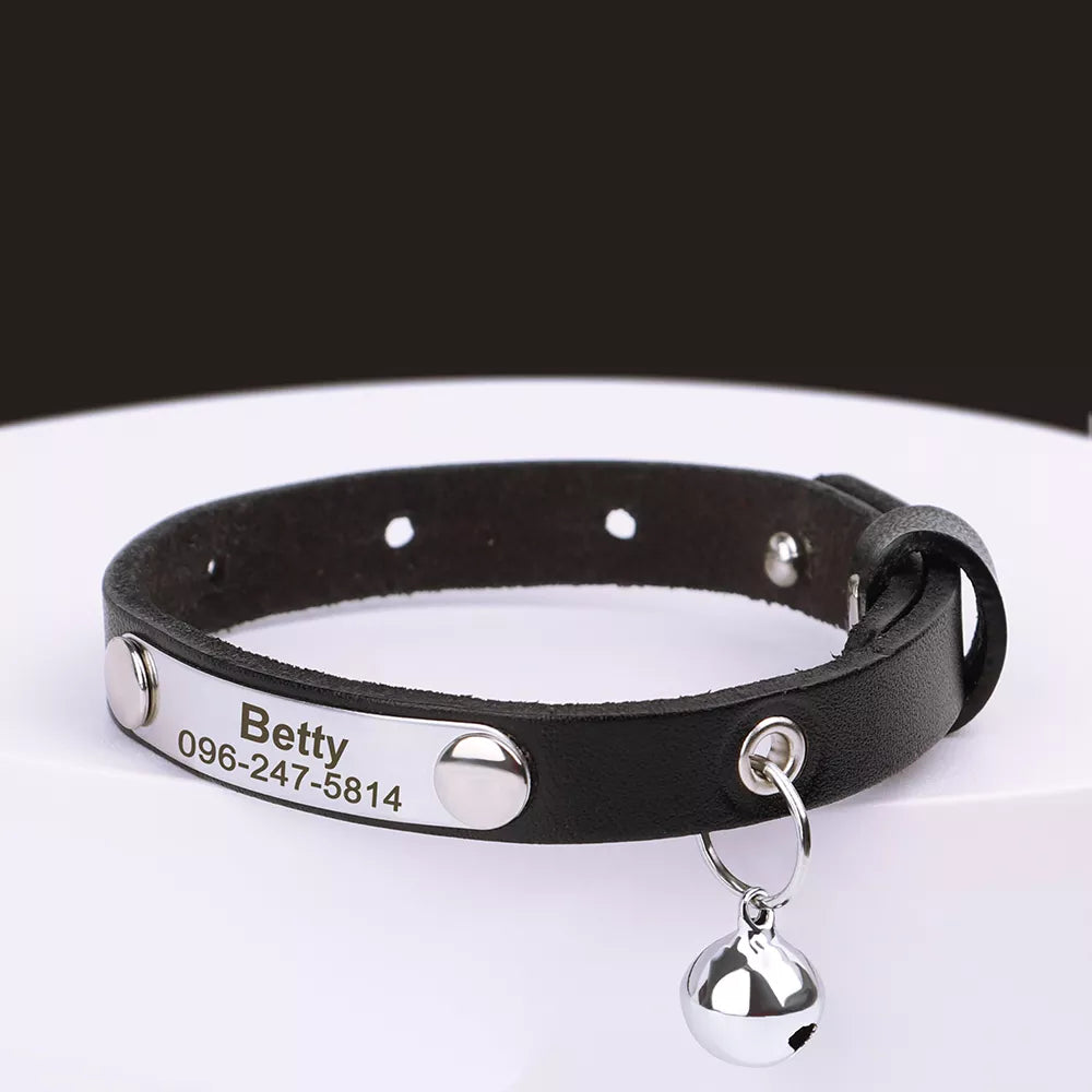 Cat Collar Anti-Lost;  Pet Anti-Lost; Custom Cat Collar; Customized Collar Pets for Safety