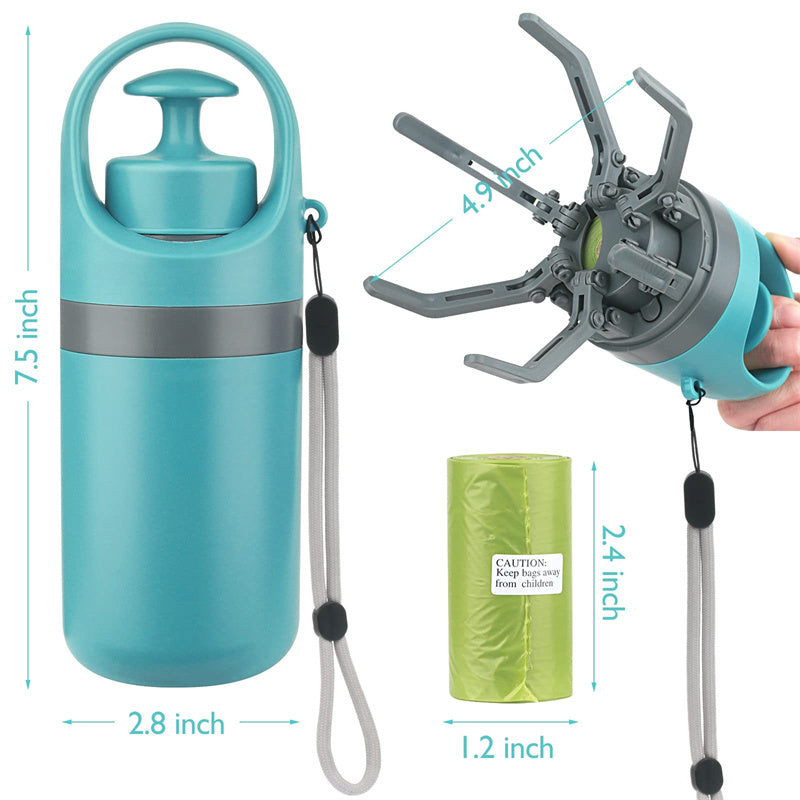 Dog Pooper Scooper;Portable Dog Poop Scooper;Pet Toilet Picker;Portable Dog Waste Scooper; Pet Poop Picker with Bag Dispenser