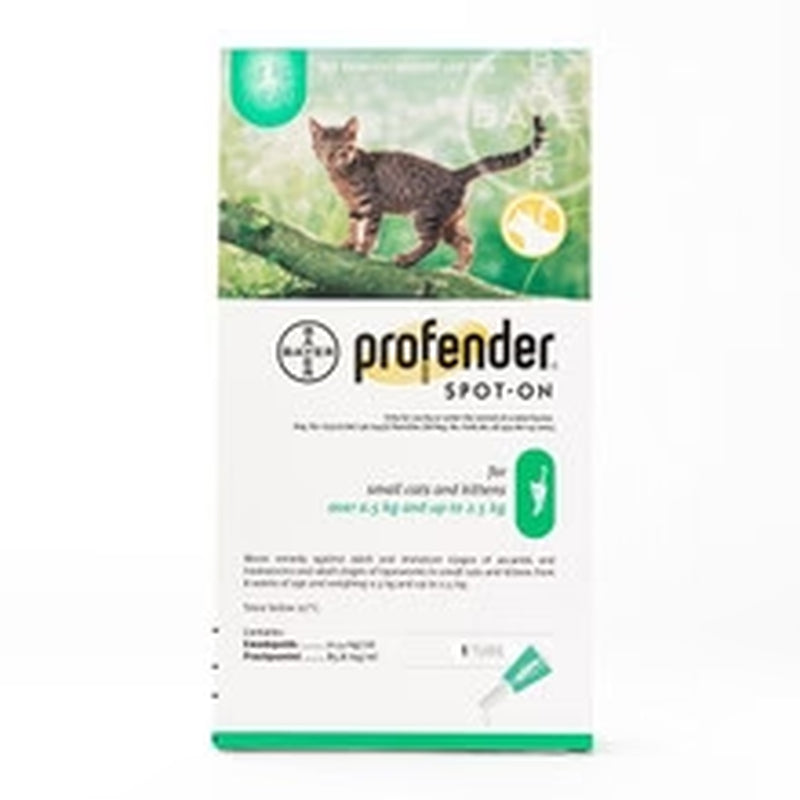 Profender Spot-On for Small Cats; Profender Spot-On Cat Dewormer; parasite control; parasitic infections