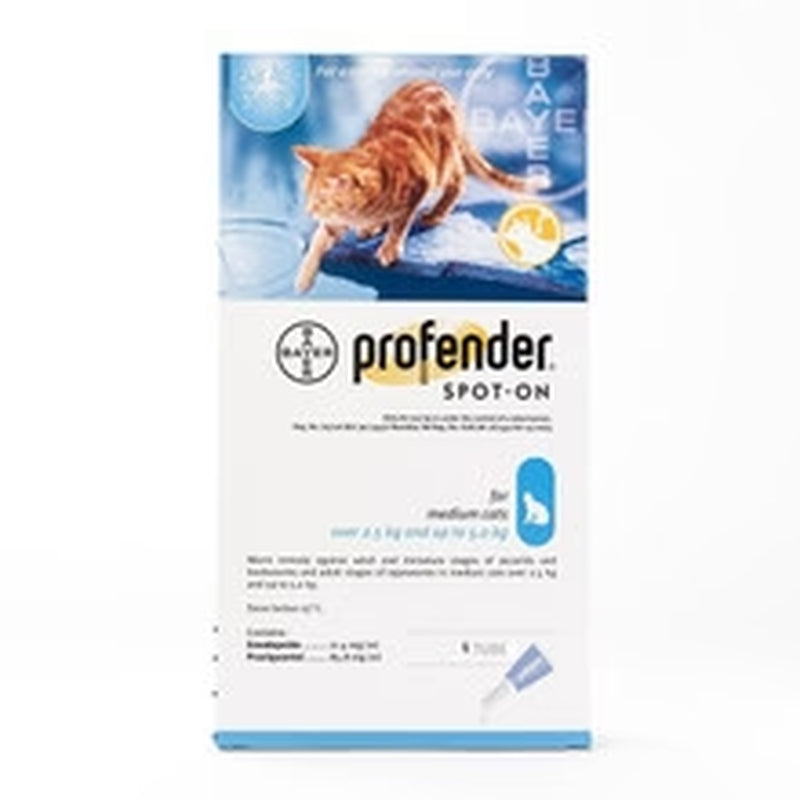 Profender Spot-On for Small Cats; Profender Spot-On Cat Dewormer; parasite control; parasitic infections