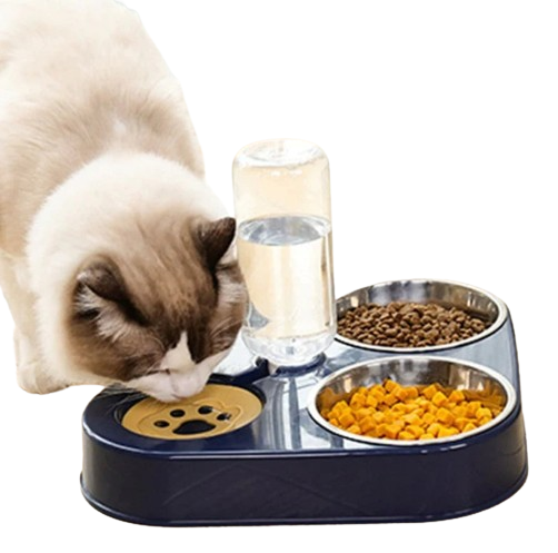 Stainless Steel Pet Feeder Bowl Set