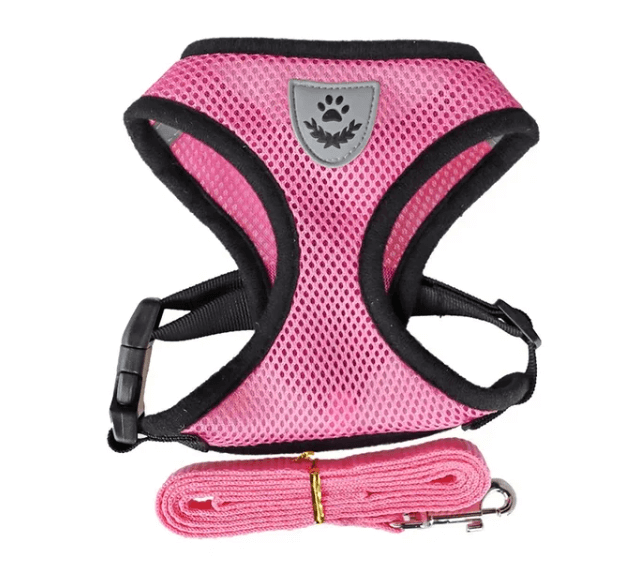 Reflective Pet Vest; Adjustable Reflective Pet Vest; Air Mesh Harness; Pet Harness with Reflective Strips; Reflective Air Mesh Pet Vest; Harness for Safety