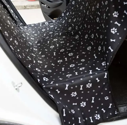 Printed Waterproof Dog Car Seat Protector; Patterned Pet Car Seat Cover for Dogs; Decorative Waterproof Dog Car Seat Cover